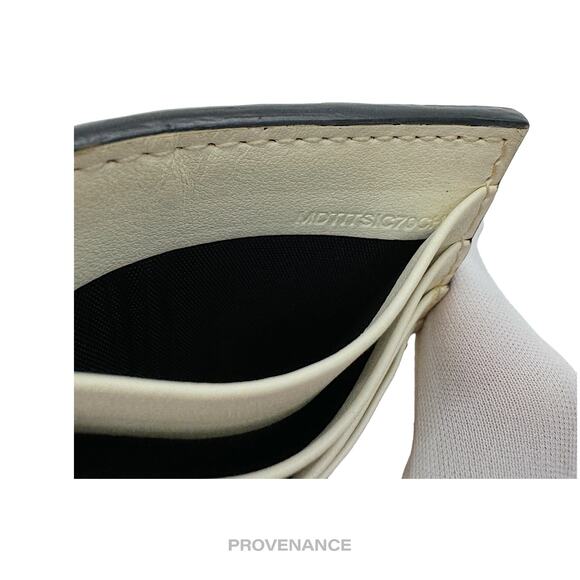 🔴 Burberry Two Tone Zip Card Wallet - Red/White - Picture 5 of 8